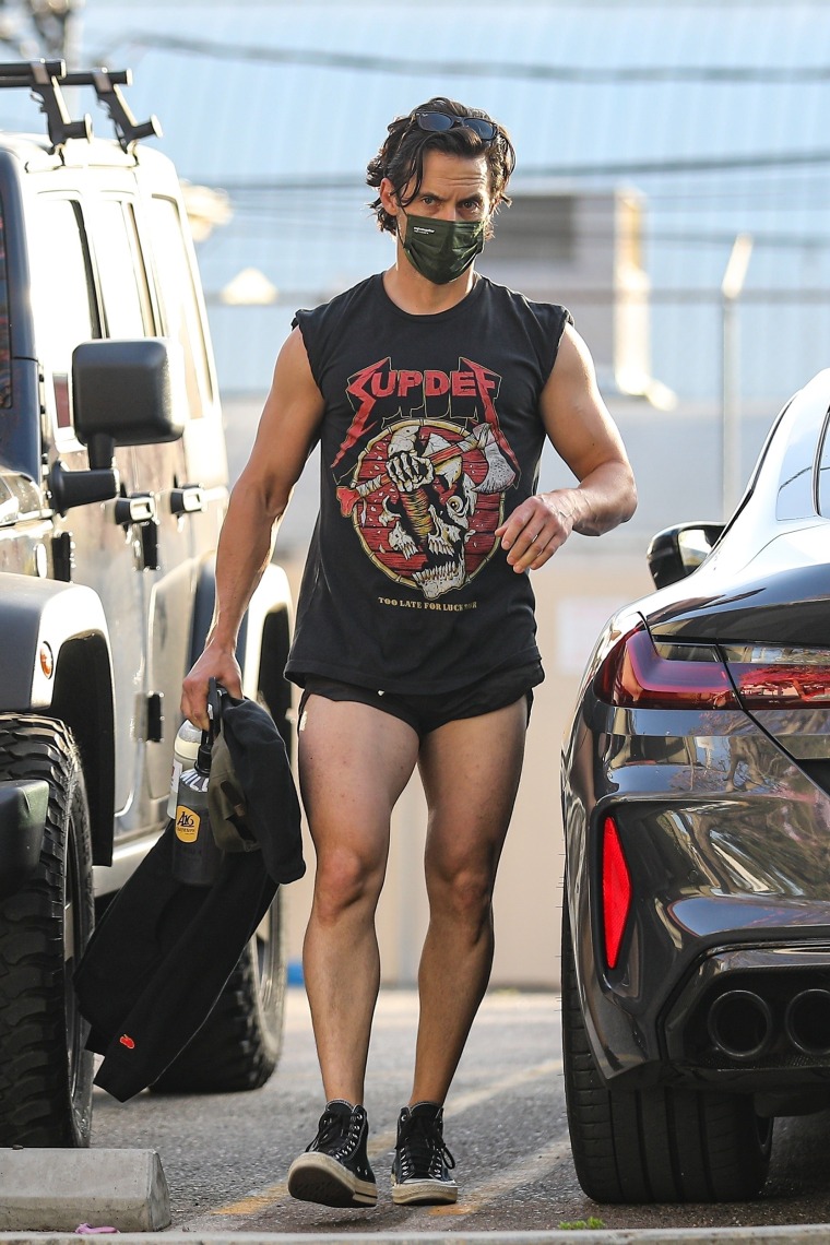 Milo Ventimiglia leaves gym