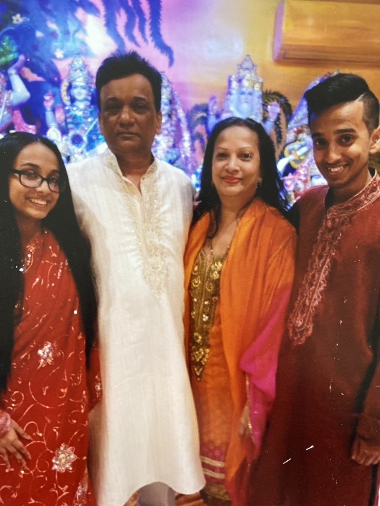Alvin Seenauth and his family.