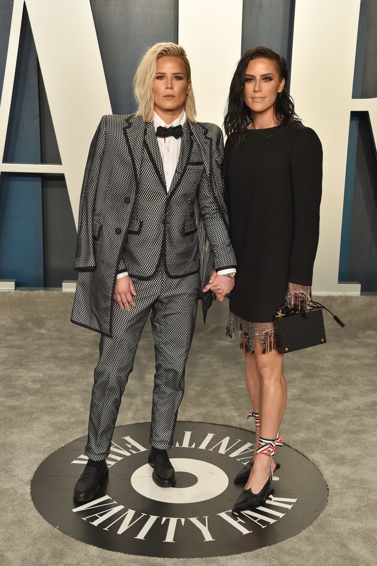 Ashlyn Harris and Ali Krieger at 2020 Vanity Fair Oscar After Party