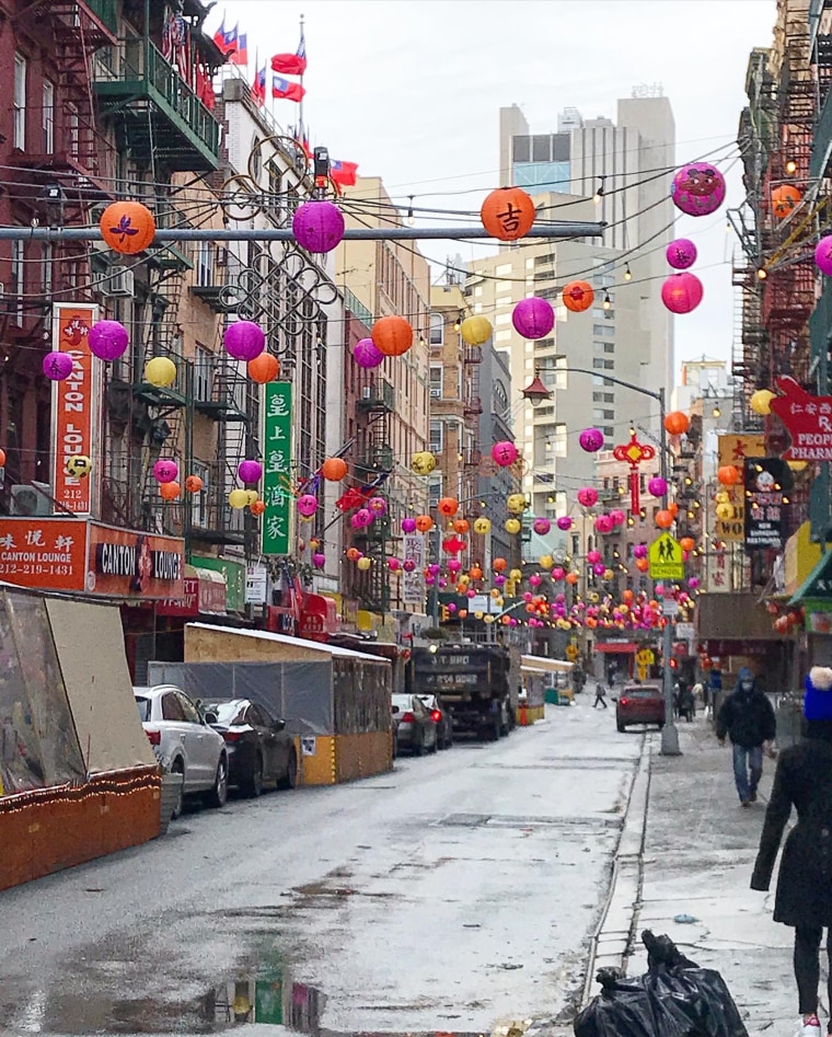 Chinatown in New York City.