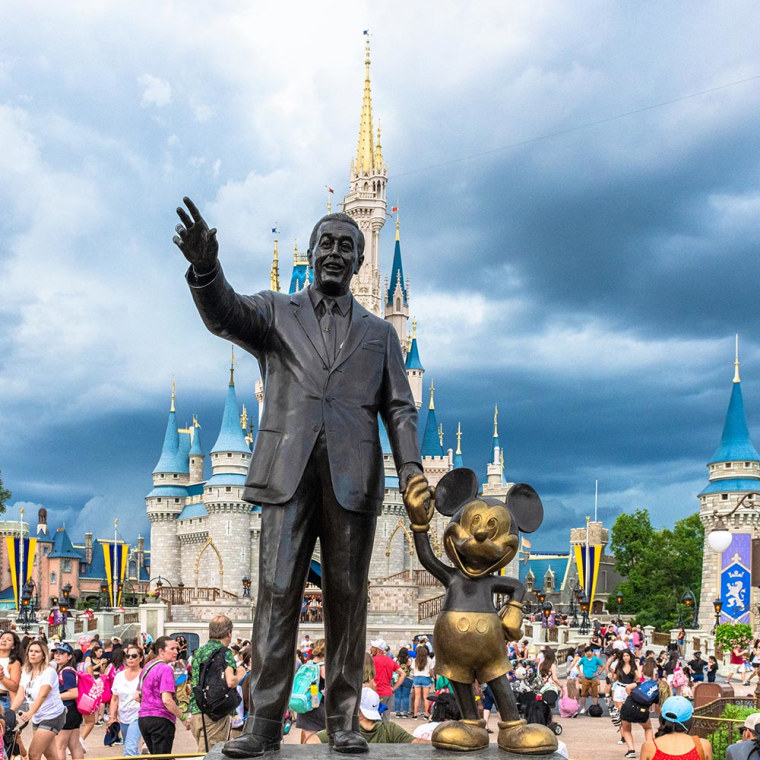 Statue at Walt DisneyWorld on Orlando at Magic Kingdom