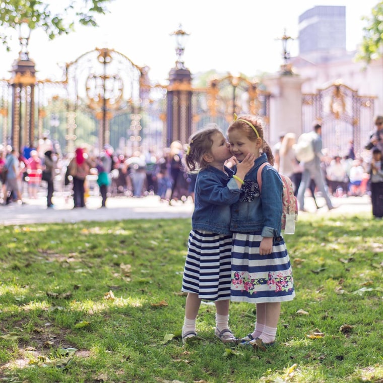 Kids at Buckingham Palace