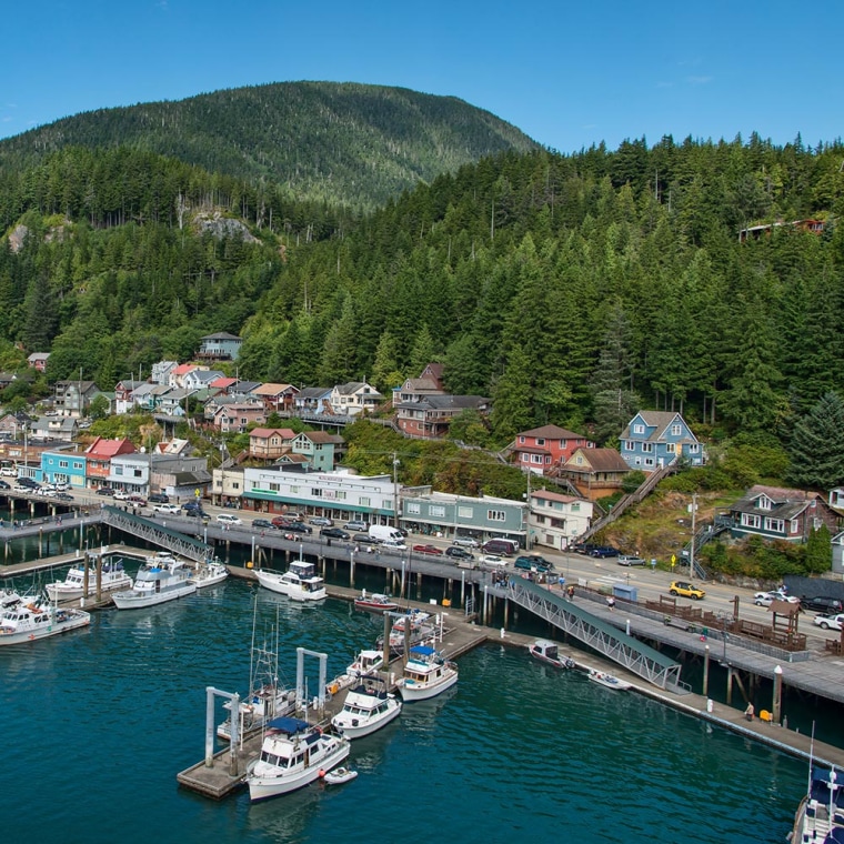 View of Alaskan City