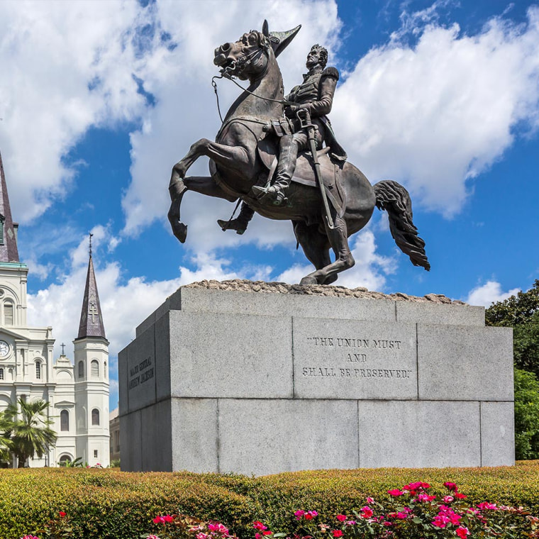 Statue at the French Quarter in New Orleans