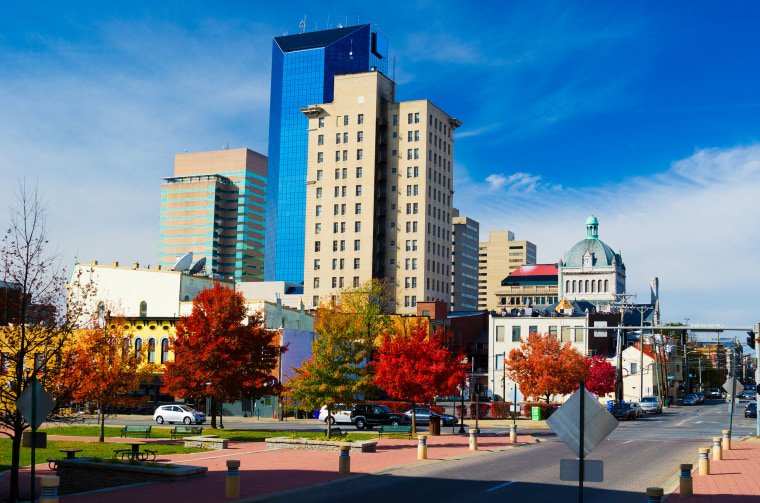 Downtown Lexington, Kentucky.