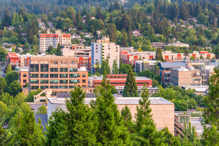 Eugene, Oregon, USA Skyline