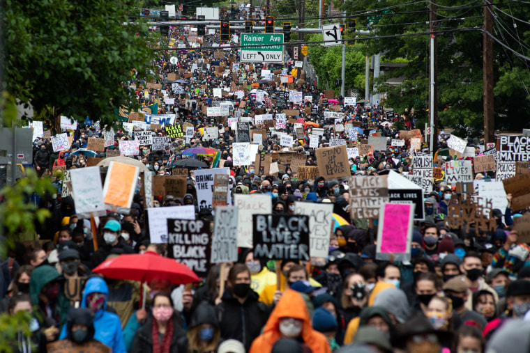 Image: Black Lives Matter protest Seattle