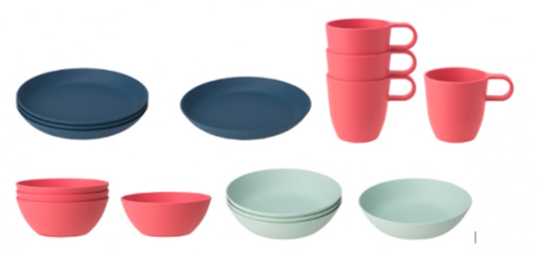Recalled "Talrika" bowls, plates and mugs.