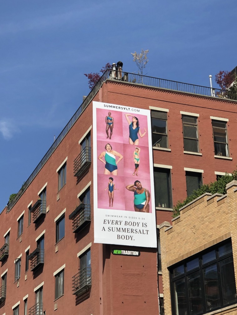 The Summersalt campaign has been featured on billboards and in the New York Times.