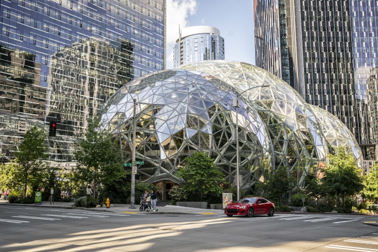 IMAGE: The Spheres at Amazon headquarters in Seattle