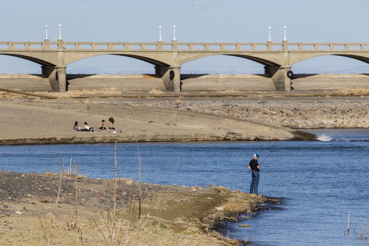 Image: A water canal in Carson City, Nev.