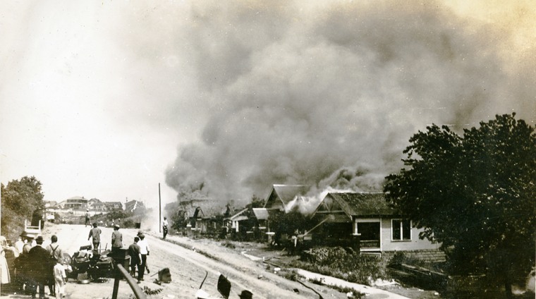 IMAGE: Destruction after the Tulsa massacre