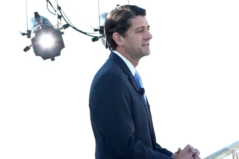 Image: Paul Ryan speaks at the Reagan Library in Simi Valley, Calif., on May 27, 2021.