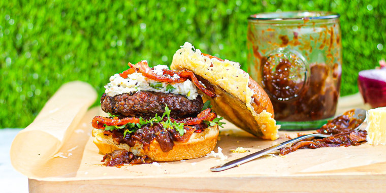 This burger is just as Xtra as the House of Xtravangza itself.
