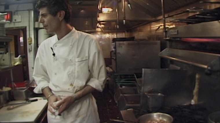 Anthony Bourdain began his career in the food world as a dishwasher before working his way up. 