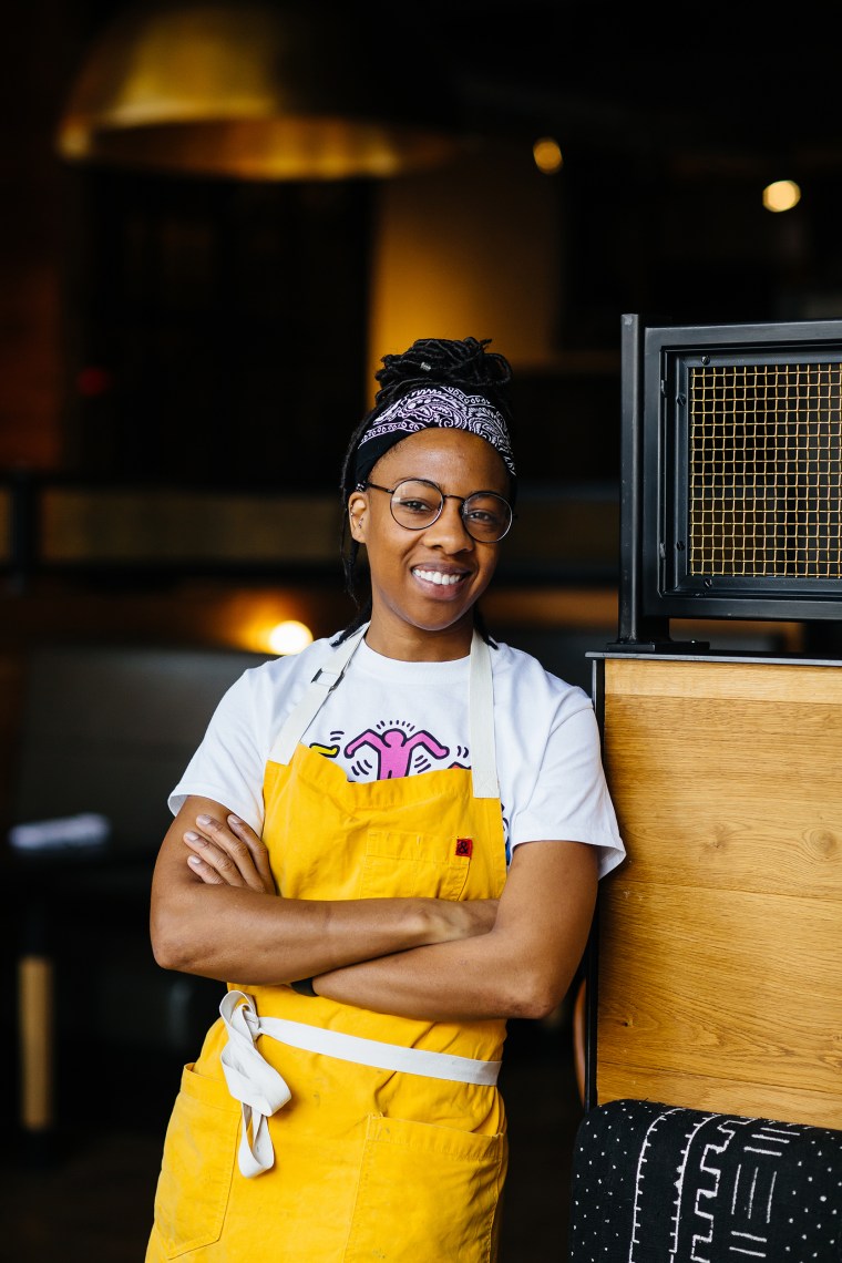 Ashleigh Shanti is a freelance chef living in Asheville, North Carolina, popping up in select cities throughout the summer with her Good Hot Fish concept.