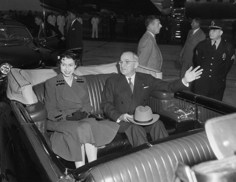 Harry Truman And Princess Elizabeth