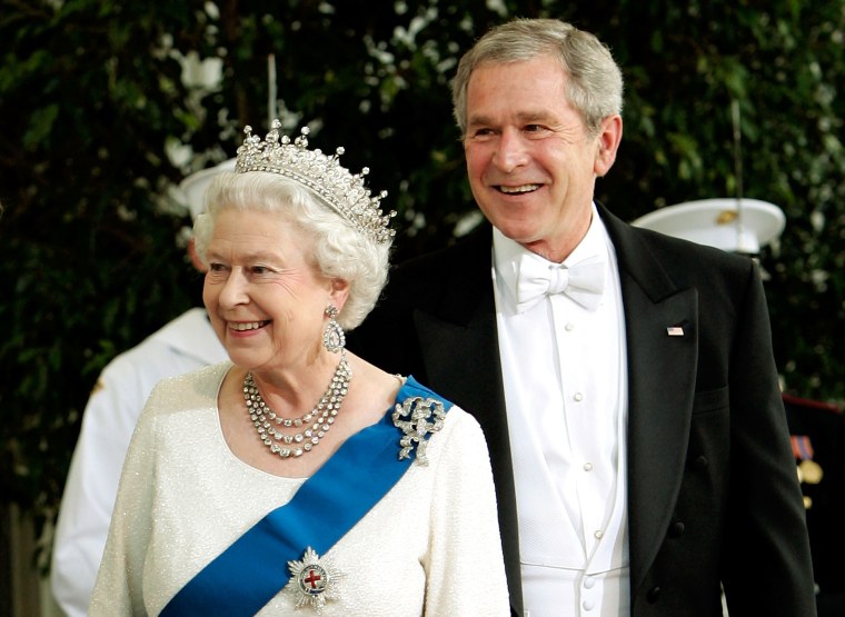 President Bush Hosts Queen Elizabeth At The White House