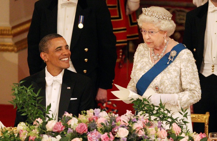 Queen Elizabeth II's rapport with 14 U.S. presidents