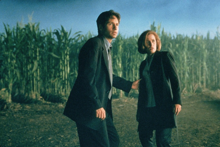 Gillian Anderson and David Duchovny in "The X-Files: Fight the Future"