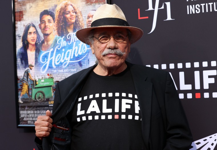 Edward James Olmos attends a special preview screening of "In The Heights" during the 2021 Los Angeles Latino International Film Festival at TCL Chinese Theatre June 04, 2021.