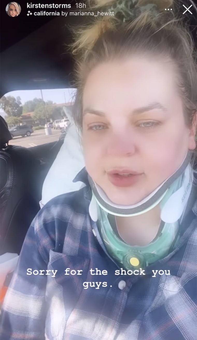 Kirsten Storms sharing the news of her brain surgery.