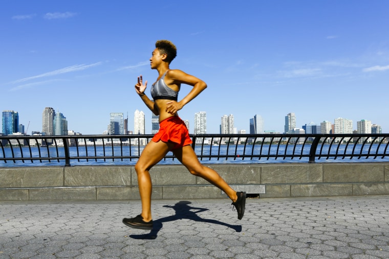 Mixed race woman running at waterfront. See the best running shorts for women to try in 2021. Shop women's running shorts from Nike, Lululemon, Under Armour and more for your next workout.