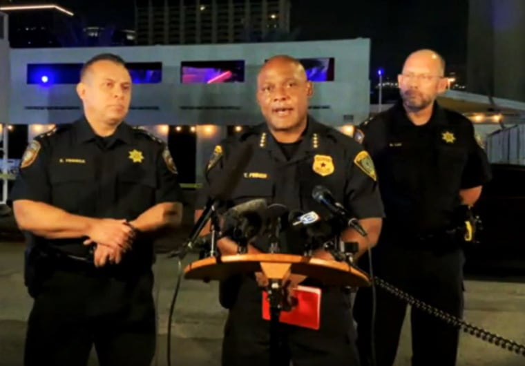 IMAGE: Houston police brief reporters