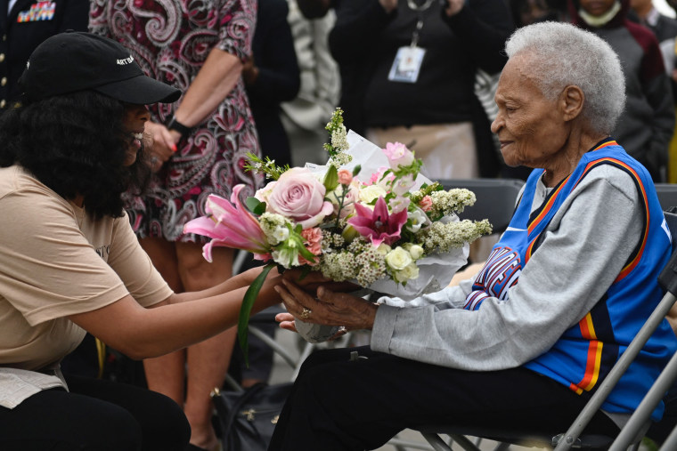 Image: Viola Fletcher, survivor of the Tulsa Race Massacre