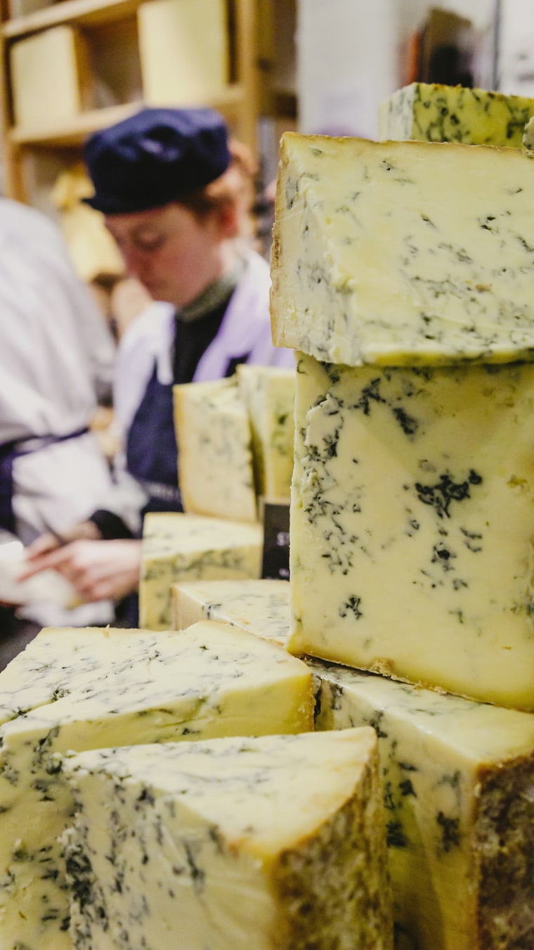 Colston Bassett Stilton (blue cheese).