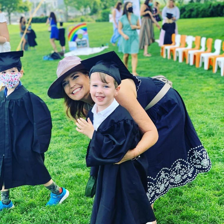 Savannah Guthrie celebrates Charley's preschool graduation on June 8, 2021.