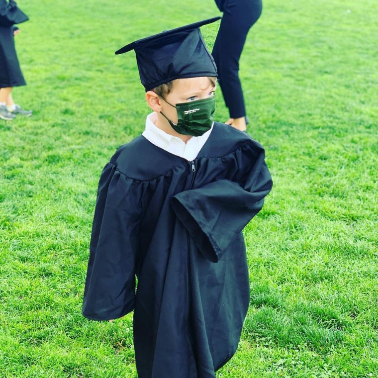 Savannah Guthrie's son Charley, 4, graduated preschool on June 8, 2021. 