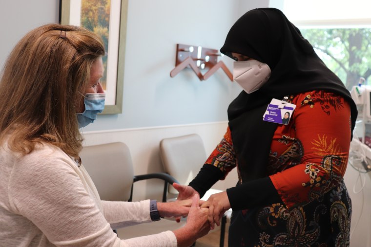 "After this experience, I always make sure I'm optimistic for my patients," Ansari-Ali said.