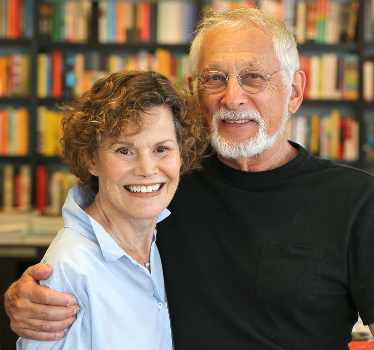 Judy Blume with husband George Cooper