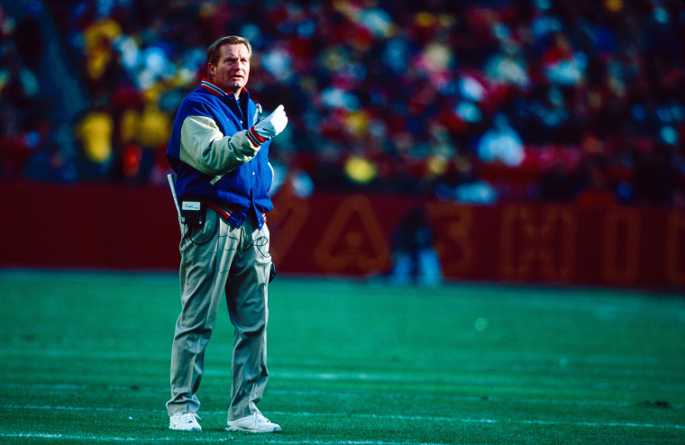 Image: Jim Fassel head coach of the New York Giants during a game at Fedex Field on Dec. 3, 2000 in Landover, Md.
