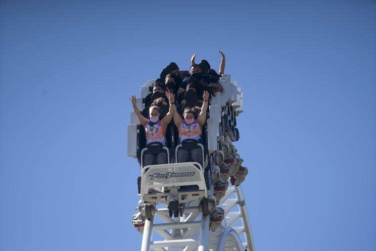 Six Flags Magic Mountain Amusement Park Reopens