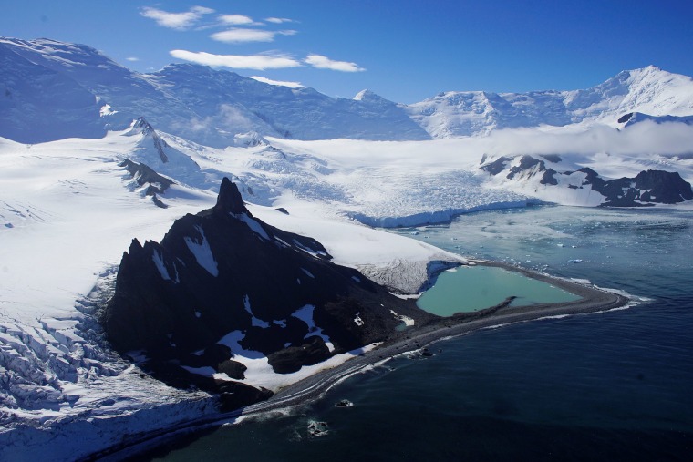 Image: Glaciers in Half Moon Bay, Antarctica
