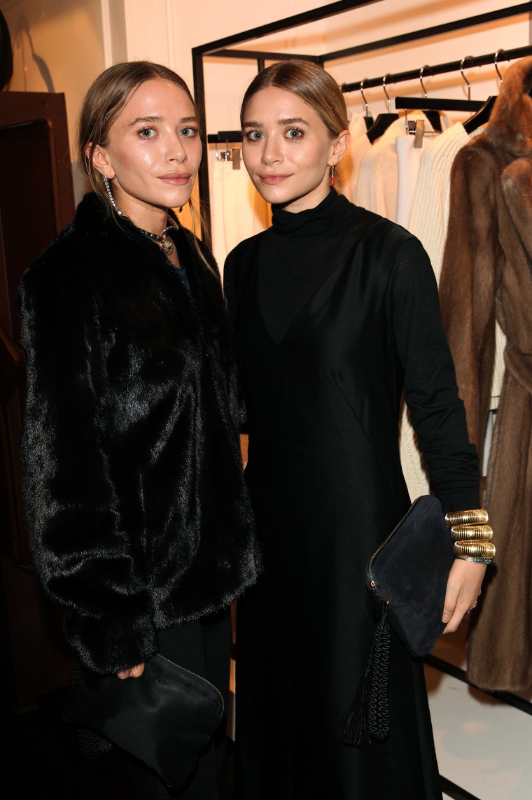 Mary-Kate And Ashley Olsen Present Their collection 'The Row' By Marion Heinrich