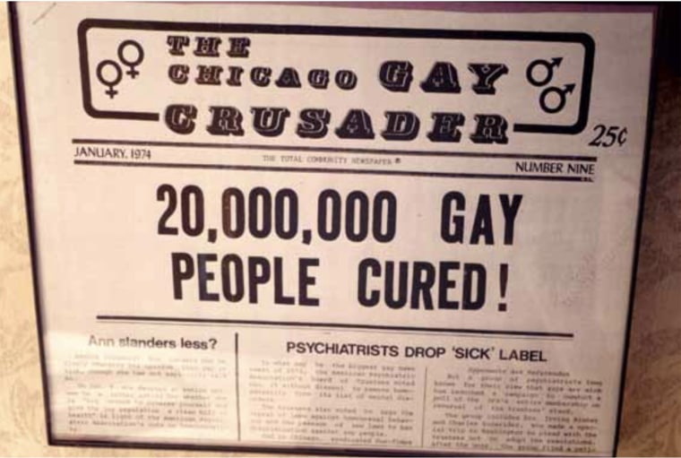 Many outlets covered the APA's decision to remove homosexuality from its list of mental disorders.