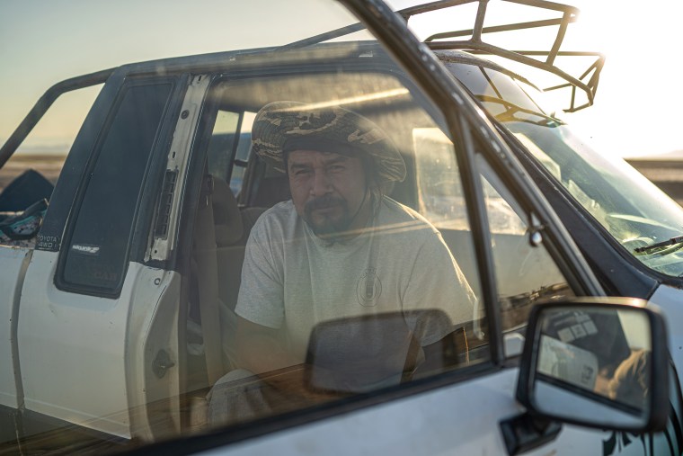 Image: Ruben Flores, captain of one of the fishing boats of the Cucapa town, in El Zanjon, Baja California, April 2021.