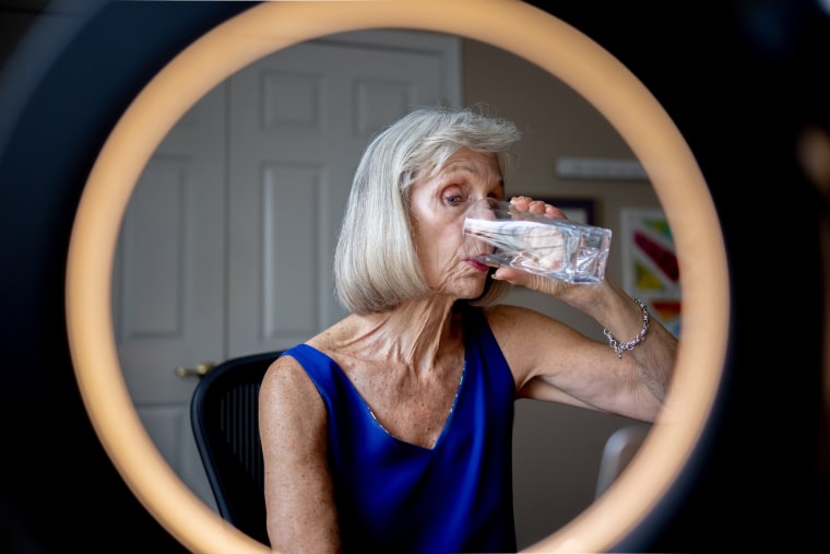 Image: Margo Woodacre she hopes her drinking water bill remains untouched.