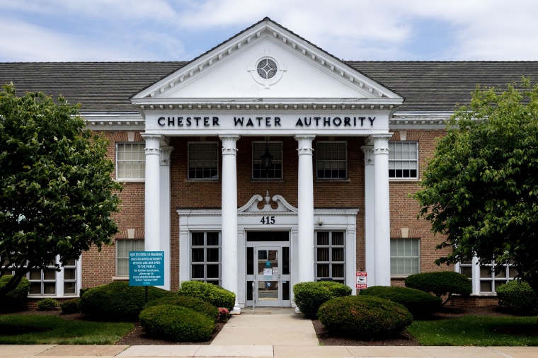 Image: Chester Water Authority in Chester, Pa., on June 10, 2021.