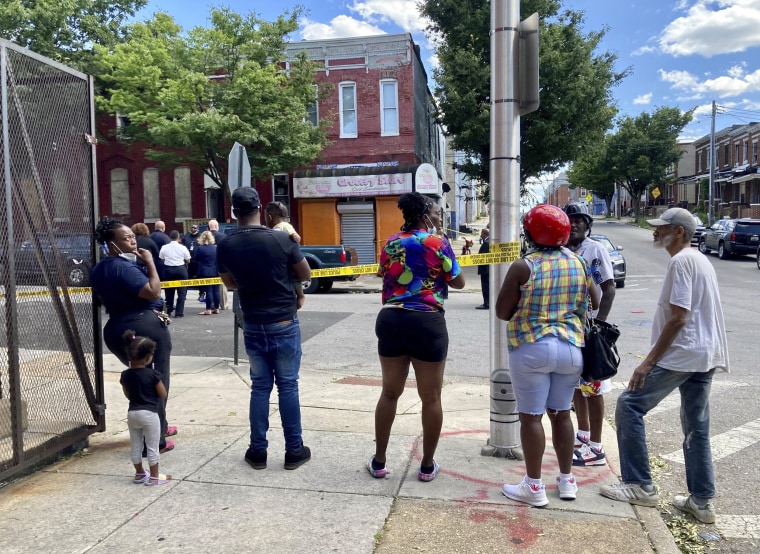 Image: Baltimore shooting