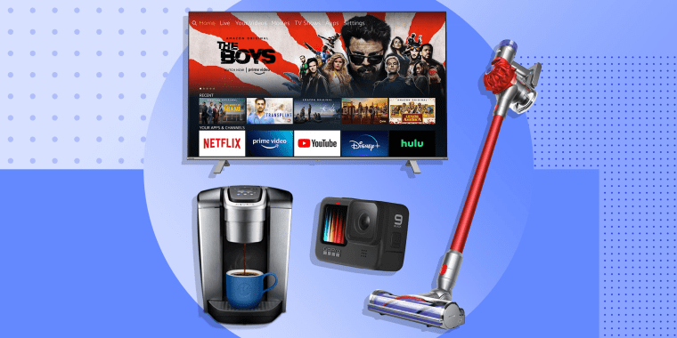 Illustration of a TV, Keurig, Dyson vacuum, and Go Pro. See the best early Amazon Prime Day deals happening now. Shop Prime Day sales on TVs, laptops and bedding from Walmart, Target, Best Buy and more.