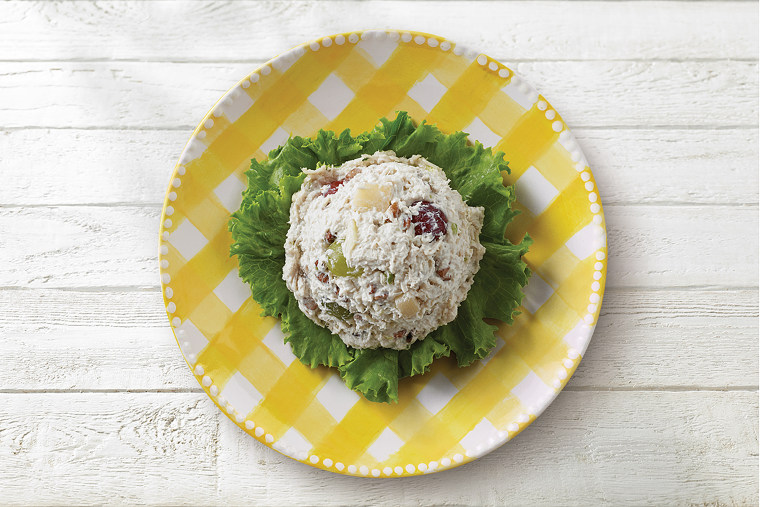 With their Fancy Nancy variety, Chicken Salad Chick gives chicken salad a sweet and crunchy boost using apples, grapes and pecans.