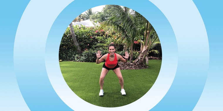 Burpees are a full-body workout, targeting the upper body, lower body and core. 