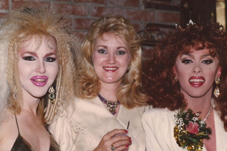Coker Burks and drag queens from the Discovery Nightclub in Little Rock, Arkansas.