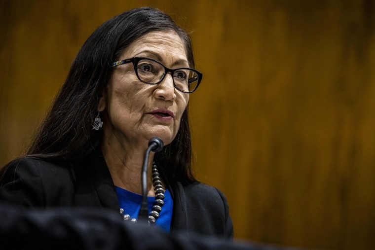 Image: U.S. Secretary of Interior Deb Haaland on Capitol Hill