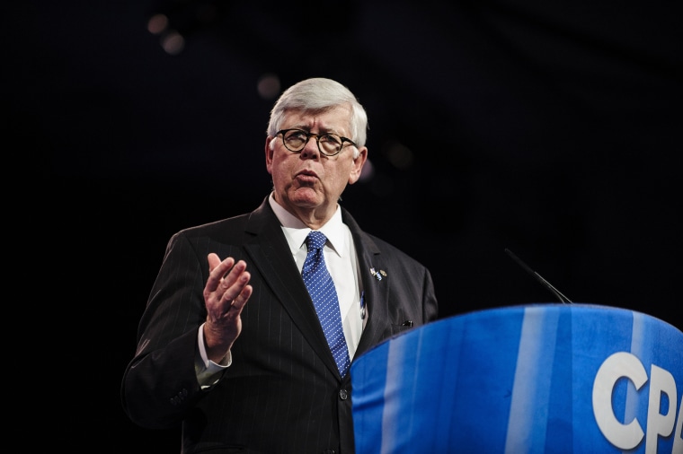 David Keene, President of the National Rifle Association, speaks at the 2013 Conservative Political Action Conference (CPAC) March 16, 2013 in National Harbor, Md.