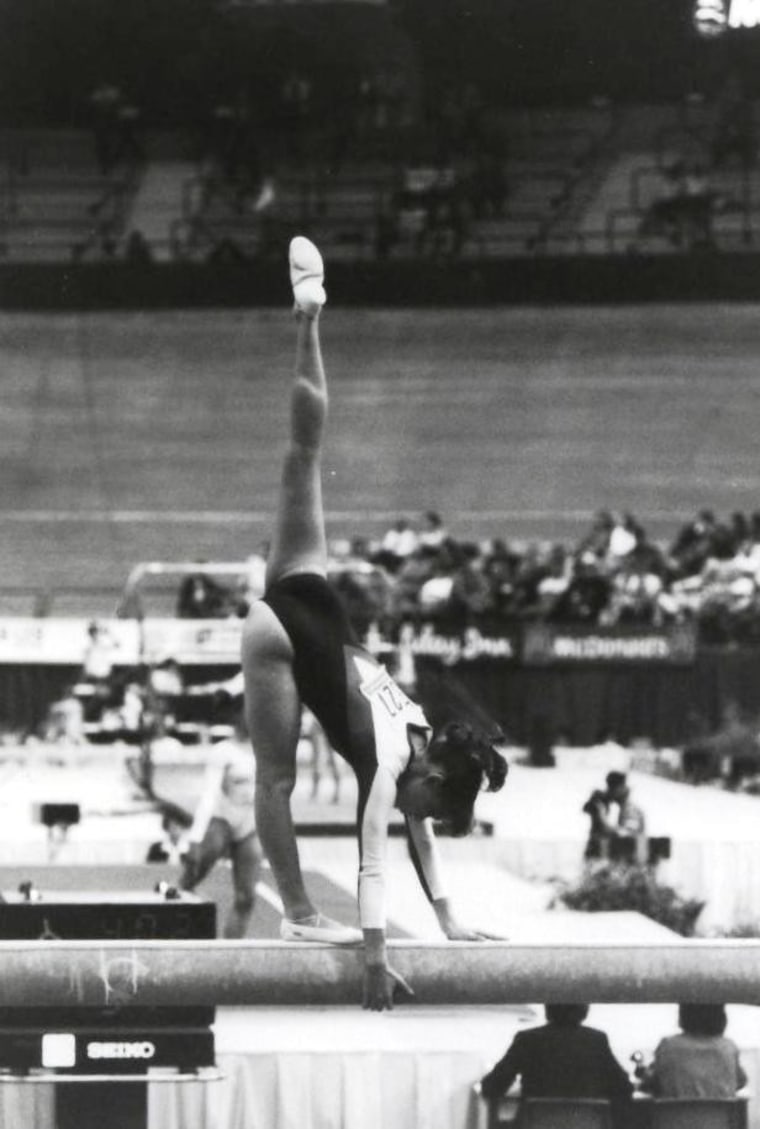 Sey was a six-time National team member, and was the 1986 US Women's All-Around National Gymnastics Champion.